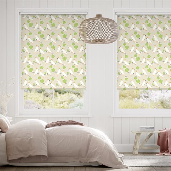 Love Birds Mojito Roller Blind