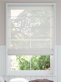 Lucid Sheer White Roman Blind thumbnail image