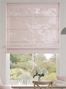 Lumiere Unlined Laurel Blush Roman Blind thumbnail image