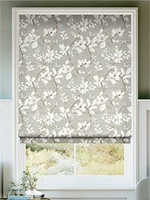 Madelyn Linen Natural Grey Roman Blind thumbnail image