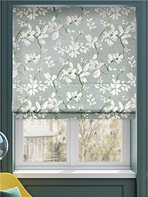 Madelyn Velvet Smoky Lime Roman Blind thumbnail image