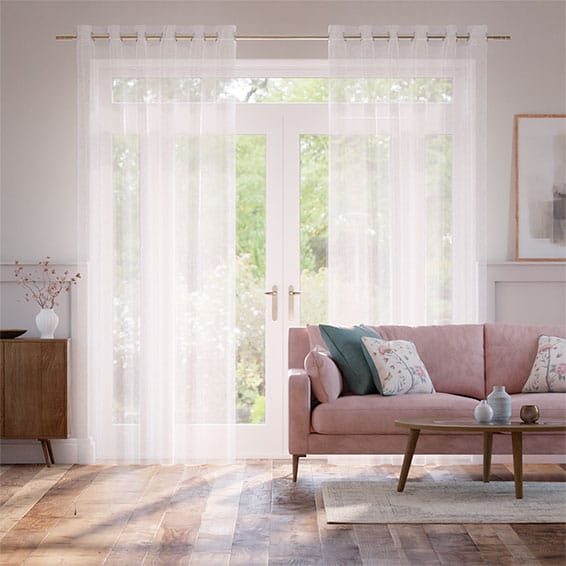 Maison Sheer Snow White Curtains