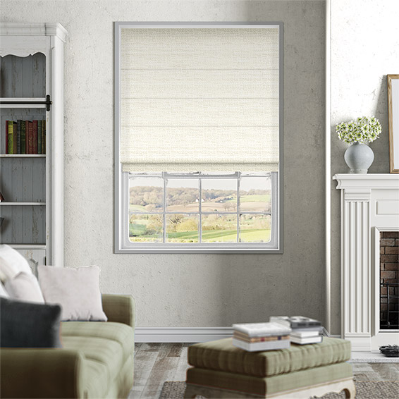 Mallay Soft Cream Roman Blind