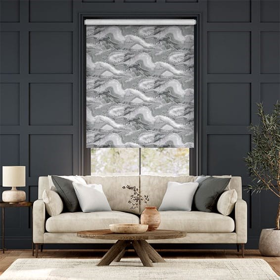 Marbled Ash Grey Roller Blind