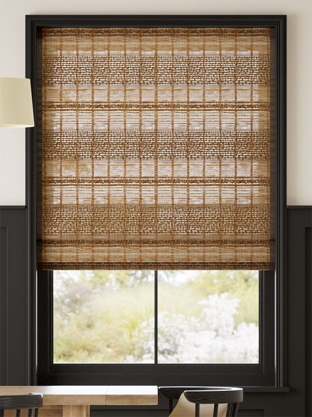 Marius Chestnut & Acorn Roman Blind thumbnail image