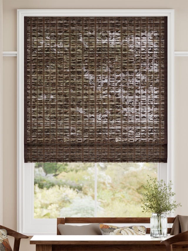 Maui Walnut & Acorn Roman Blind thumbnail image