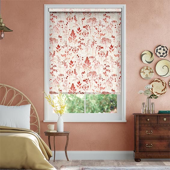 Meadow Coral Roller Blind