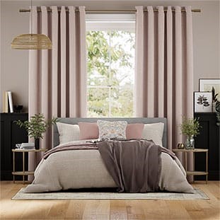 Melton Dusky Pink Curtains thumbnail image