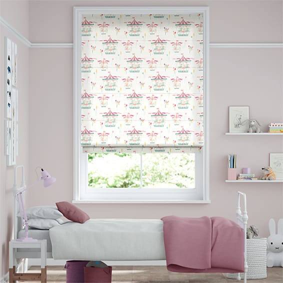 Merry Go Blossom Roman Blind