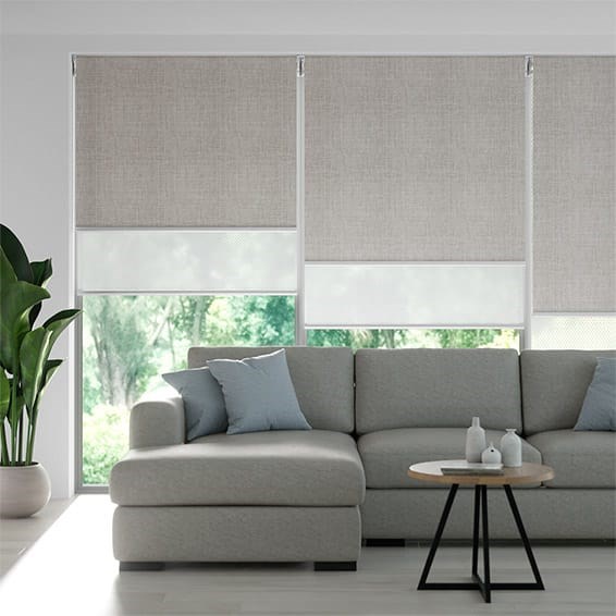 Double Roller Moda Ash Grey Blind