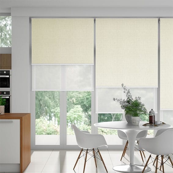 Double Roller Moda Cream Blind