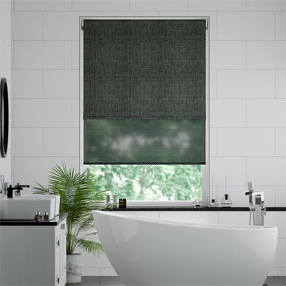 Twist2Fit Double Roller Moda Slate Blind