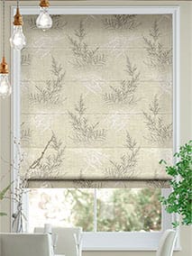 Moonlit Fern Faux Silk Golden Summer Roman Blind thumbnail image