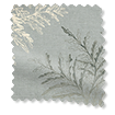 Moonlit Fern Faux Silk Platinum Roman Blind swatch image