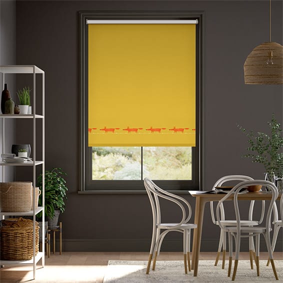 Mr Fox Border Sunshine Roller Blind