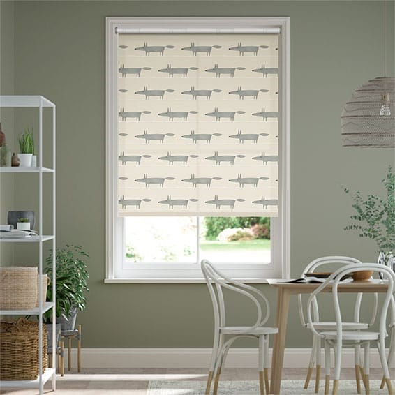 Mr Fox Neutral Roller Blind