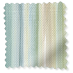 Oasis Stripe Aqua Blue Roman Blind swatch image