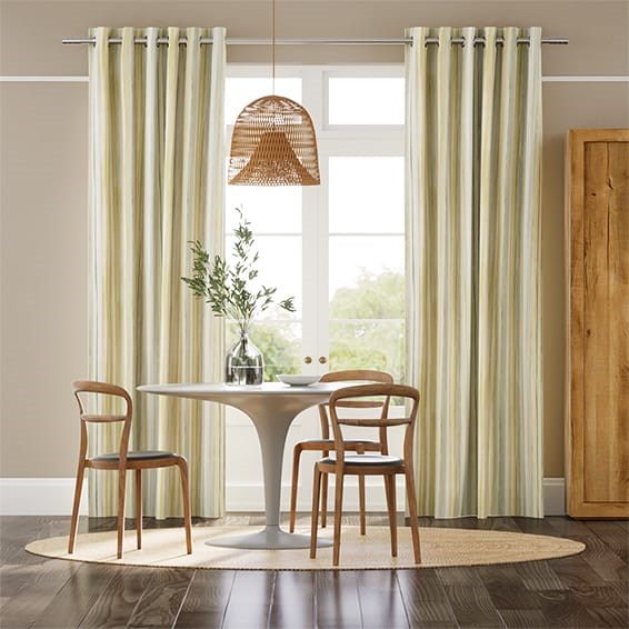 Oasis Stripe Naturals Curtains