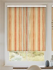 Oasis Stripe Terracotta Roller Blind thumbnail image