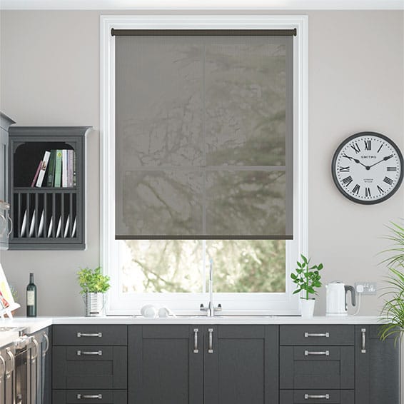 Splash Sonny Slate Sunscreen Roller Blind