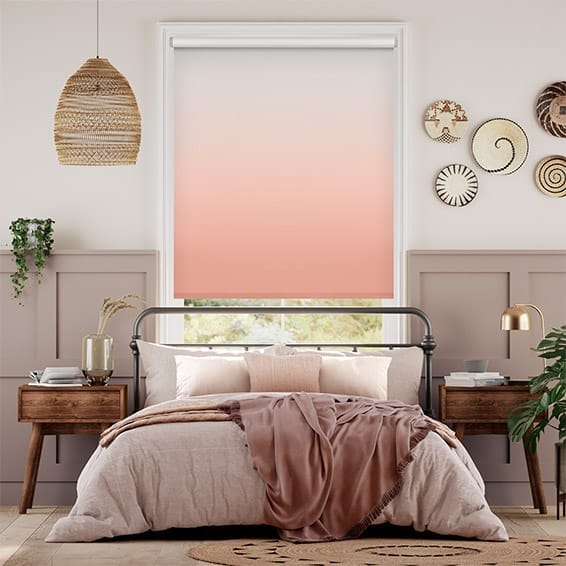 Ombre Blush Roller Blind