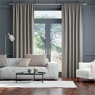 Palazzo Chenille Grey Curtains thumbnail image