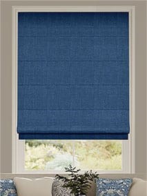 Paleo Linen Blue Azure Roman Blind thumbnail image