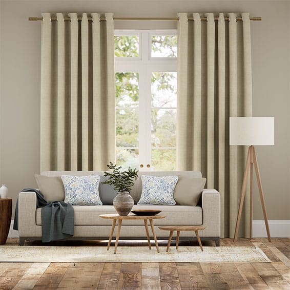 Paleo Linen Sandstone  Curtains