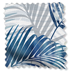 Palm Leaf Blue Roller Blind swatch image