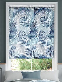 Palm Leaf Blue Roller Blind thumbnail image