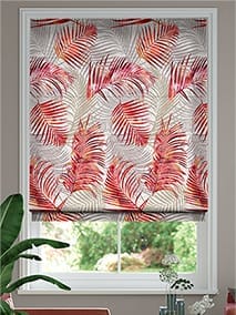 Palm Leaf Burnt Orange Roman Blind thumbnail image