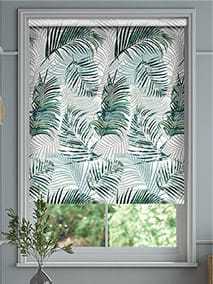 Palm Leaf Sage Green Roller Blind thumbnail image