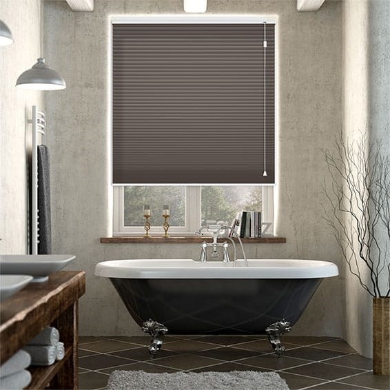 Thermal HoneyShade Dark Cocoa Pleated Blind