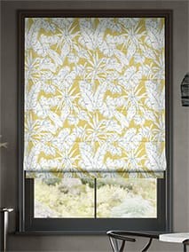 Parlour Palm Saffron Roman Blind thumbnail image