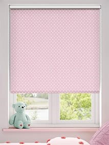 Party Polka Blackout Candyfloss Roller Blind thumbnail image