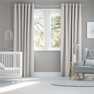 Party Polka Grey Curtains thumbnail image