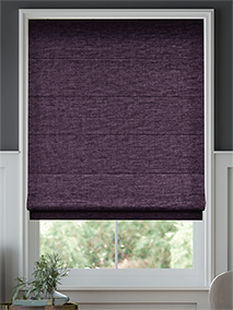 Plush Chenille Amethyst Roman Blind thumbnail image