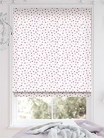 Polka Dot Pink Roman Blind thumbnail image