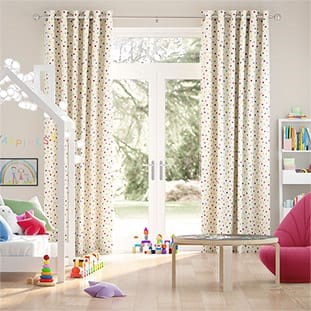 Polka Dot Purple Curtains thumbnail image