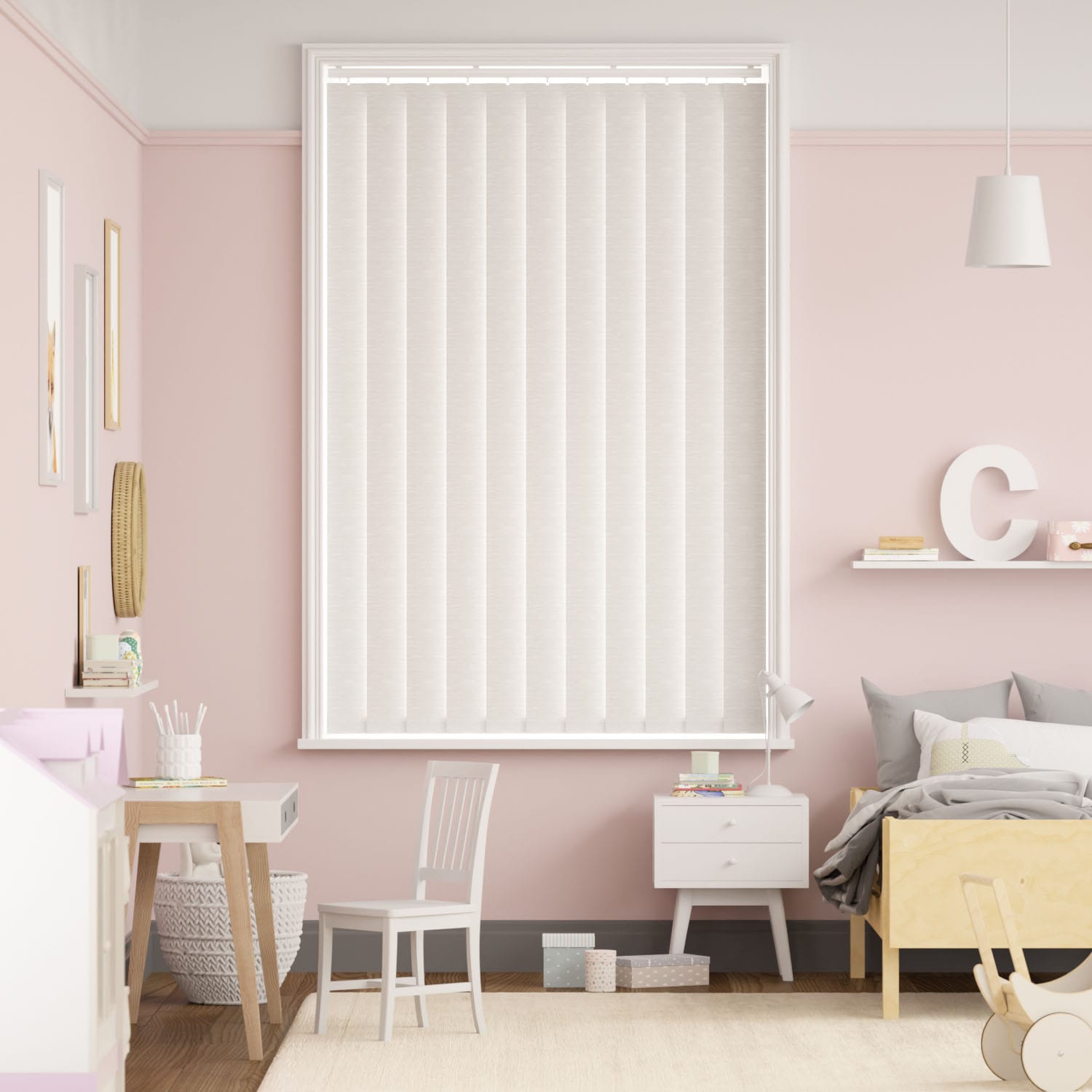 Oasis Blackout Pearl Vertical Blind - 127mm Slat