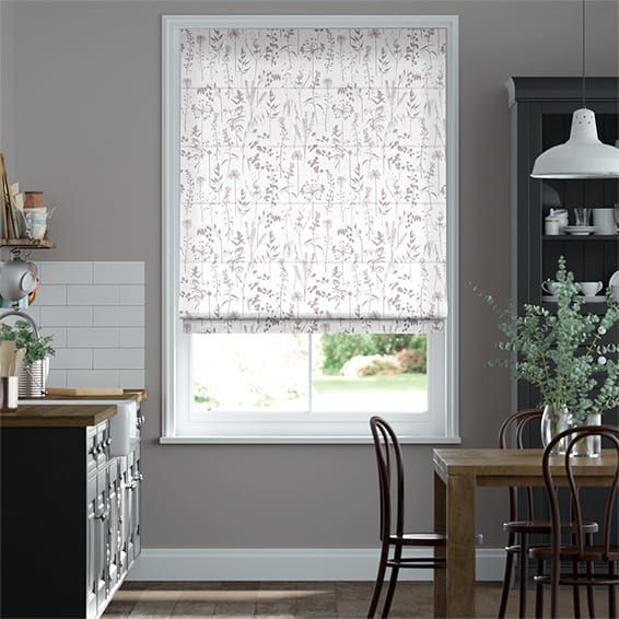 Prairie Heather Roman Blind