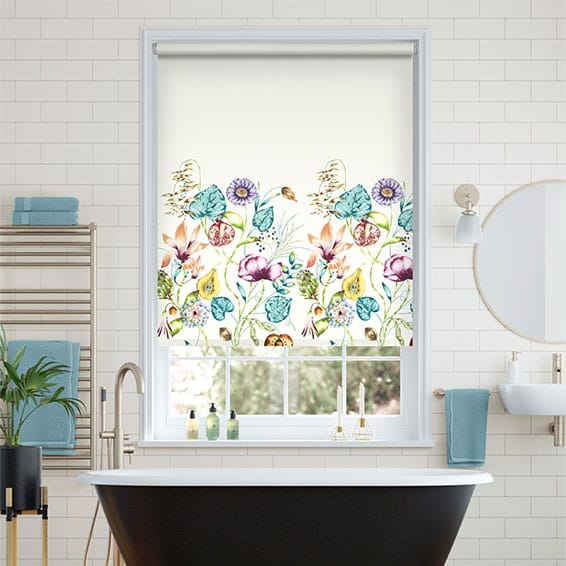 Quintessence Border Jade Roller Blind