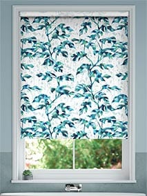 Rainforest Teal Roller Blind thumbnail image