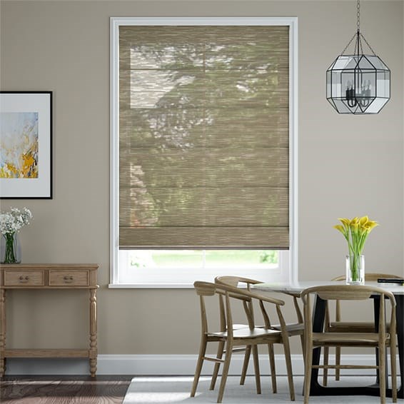 Rochana Sheer Antique Gold Roman Blind