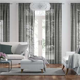 Rochana Sheer Mineral Grey Curtains thumbnail image