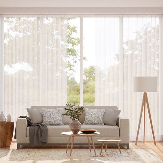 S-Fold Thea Sheer Coconut Curtains