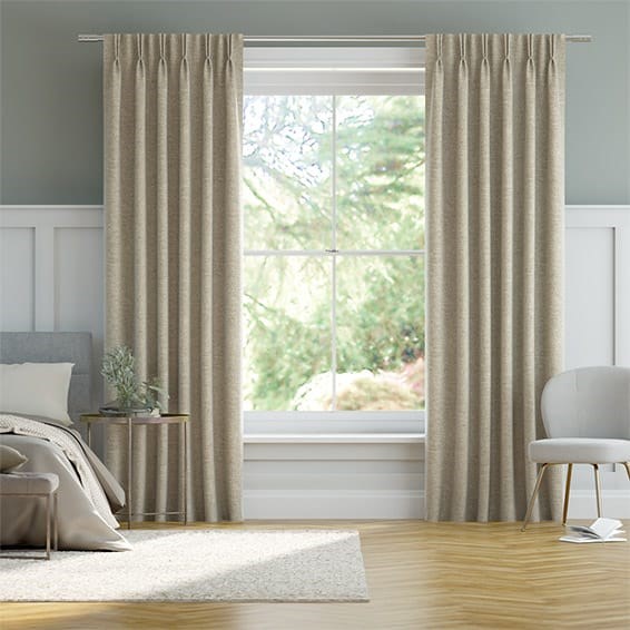 Sahara Chenille Weave Driftwood Curtains