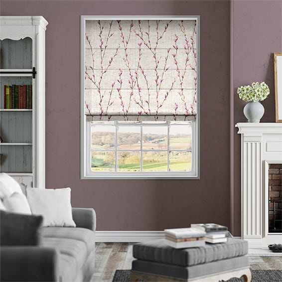 Salice Plum Roman Blind