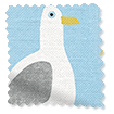 Seagulls Blue Haze Curtains swatch image