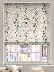 Secret Garden Linen Bluegrass Roman Blind thumbnail image